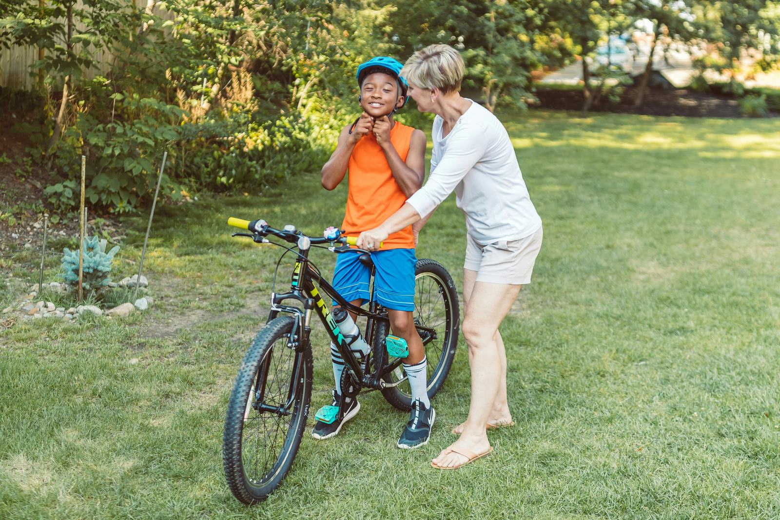 Child Riding Bike